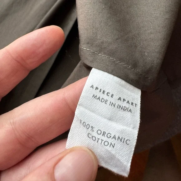 APIECE APARTDeep Olive Pietra Maxi Shirt Dress Size 2